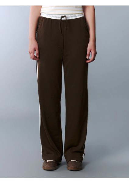 Lcw Teen Kahverengi Beli Lastikli Genç Kız Eşofman Altı fiyatları