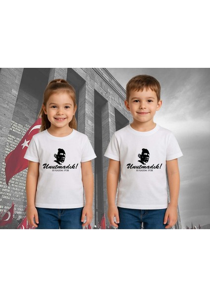 Unisex Ay Yıldızlı T-Shirt 19 Mayıs 29 Ekim 23 Nisan 10 Kasım Atatürk Çocuk Tişört