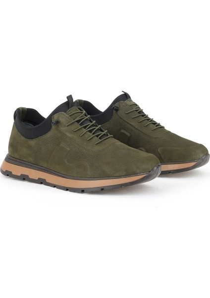 , Erkek Hakiki Deri Sneaker 1531037Z24112 Haki fiyatları
