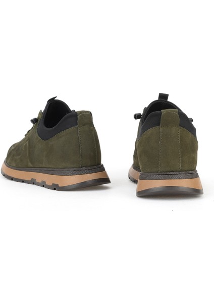 , Erkek Hakiki Deri Sneaker 1531037Z24112 Haki modelleri