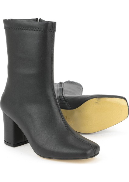 , Kadın Topuklu Bot 1531044Z4007 Siyah