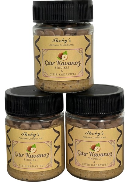 Sheby’s Çıtır Kavanoz – Çikolatalı & Fındık Kremalı & Çıtır Kadayıflı 240GR fiyatları