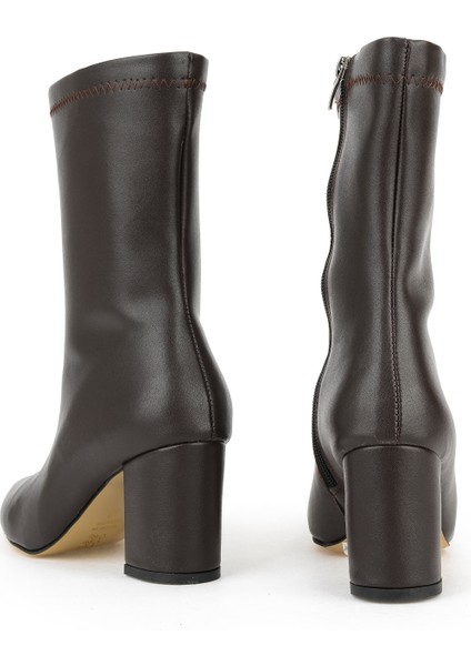 , Kadın Topuklu Bot 1531044Z4006 Kahve modelleri