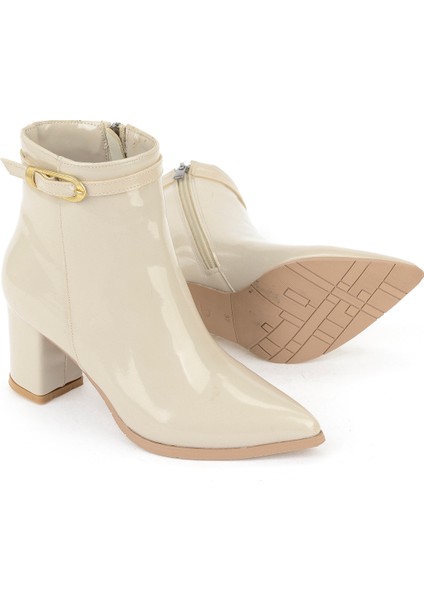 , Kadın Topuklu Bot 1531044Z4010 Bej fırsatları