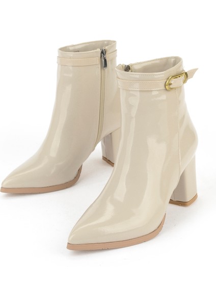 , Kadın Topuklu Bot 1531044Z4010 Bej indirimleri
