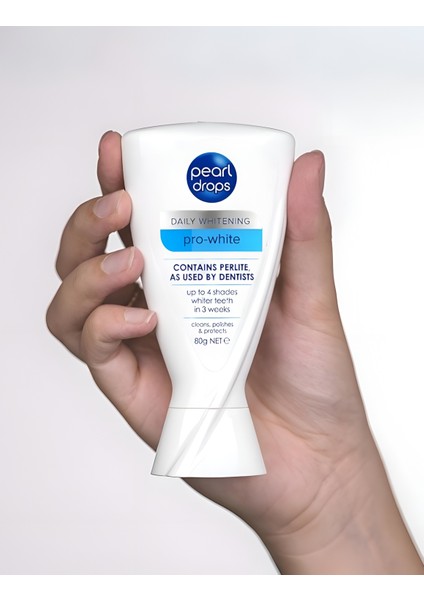 Pro-white - Doğal Perlit Minerali İle İnatçı Lekeleri Çıkaran, Beyazlatıcı Diş Macunu 50ml modelleri