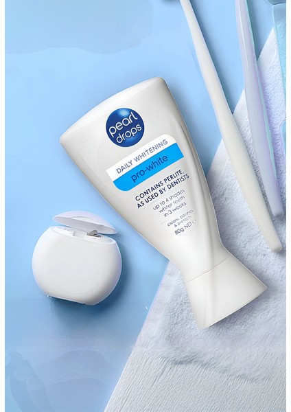 Pro-white - Doğal Perlit Minerali İle İnatçı Lekeleri Çıkaran, Beyazlatıcı Diş Macunu 50ml fırsatları