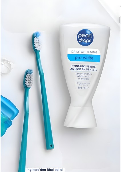 Pro-white - Doğal Perlit Minerali İle İnatçı Lekeleri Çıkaran, Beyazlatıcı Diş Macunu 50ml indirimleri