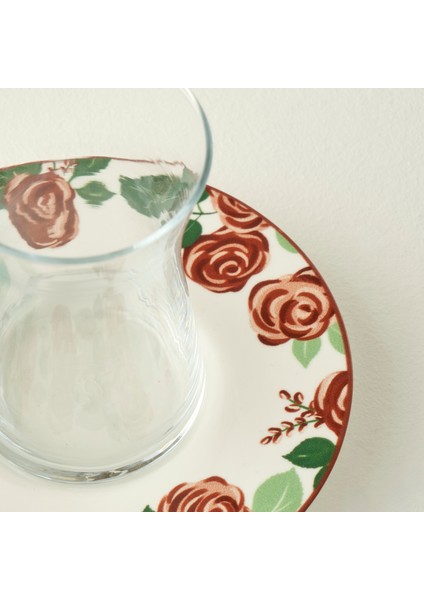 Rose 6'lı Porselen Çay Bardağı Seti (170 Cc) fiyatları