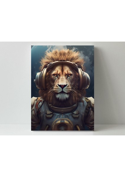 Astronot Aslan 2 - Ahşap Mdf Tablo fiyatları