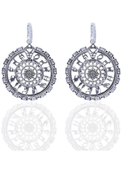 Galassıa Gümüş Sallantılı Küpe