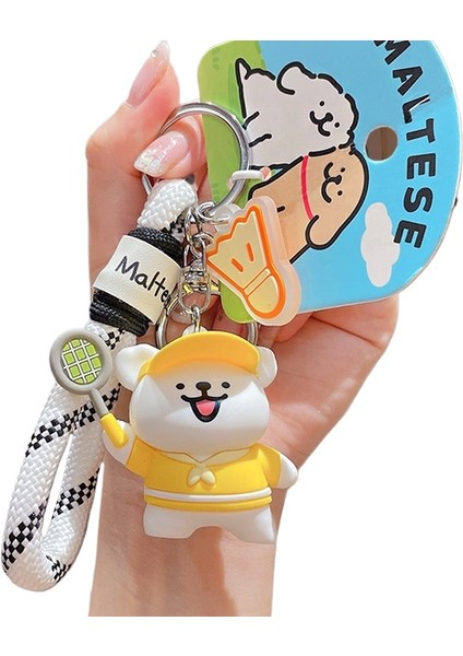 Küçük Kolye Sevimli Çift Anahtarlık Sırt Çantası Kolye (Yurt Dışından)