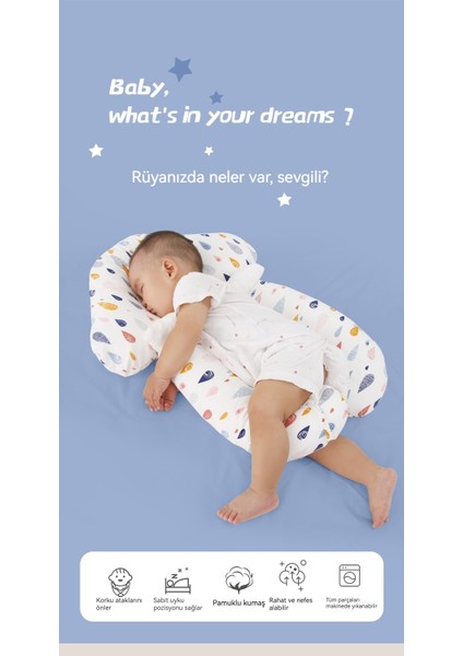 0-2 Yaş Yaşındaki Bebeklerin Uyku Güvenliği Için Bir Eser Yastık, Kafa Sapmalarını Yatıştırıyor ve Düzeltiyor (Yurt Dışından) modelleri