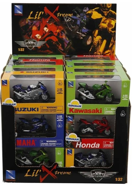 6027 Sun-Nry-1 32 Yamaha- Suzukı- Honda- Kawasaki Model Motor