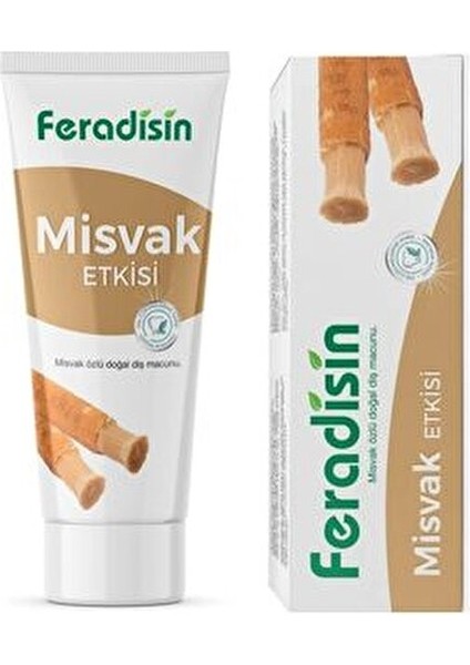 Bitkisel Diş Macunu Misvak Etkisiyle 75 ml Doğal Ağız Bakımı indirimleri