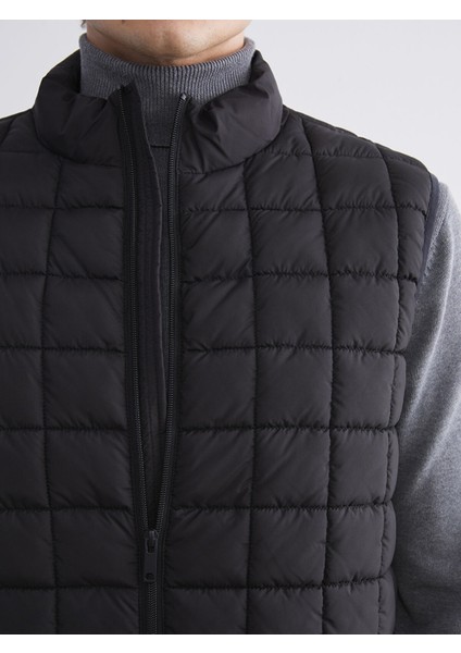 Yeni Sezon Slim Fit Dik Yaka Erkek Şişme Yelek modelleri