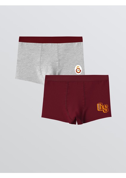 Yeni Sezon Galatasaray Baskılı Erkek Çocuk Boxer 2'li