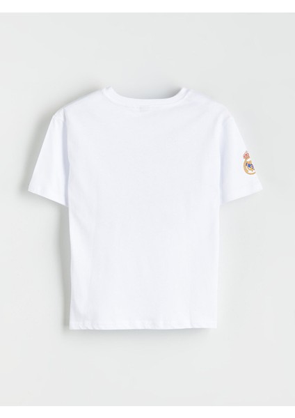 Yeni Sezon Bisiklet Yaka Real Madrid Baskılı Erkek Çocuk Tişört fiyatları