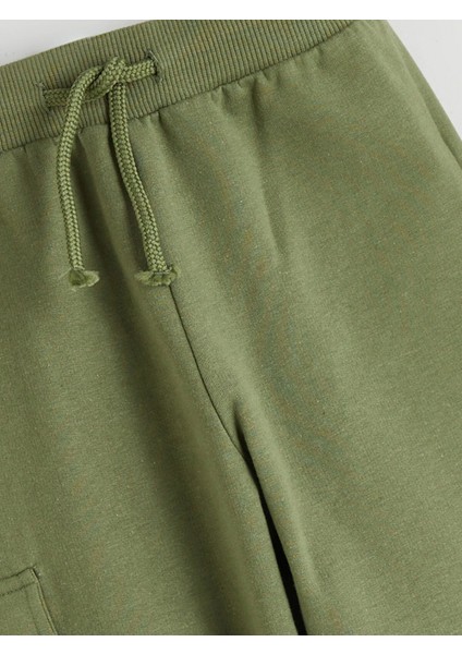 Lcw Kids Haki Beli Lastikli Erkek Çocuk Jogger Eşofman Altı 2'li modelleri