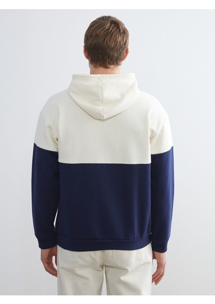 Yeni Sezon Uzun Kollu Renk Bloklu Erkek Hoodie fırsatları