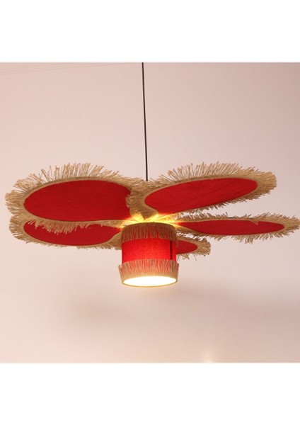 Papatya Kadife Kumaş Avize 90 cm indirimleri