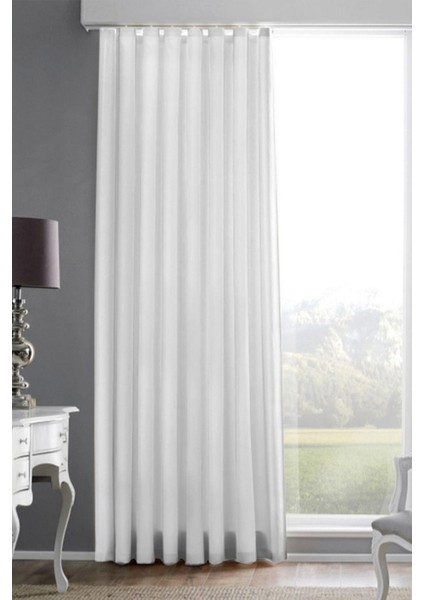 Saten Güneşlik Perde - Beyaz