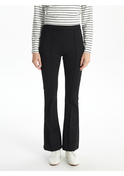 Yeni Sezon Dar Fit Ispanyol Paça Kadın Tayt Pantolon fiyatları