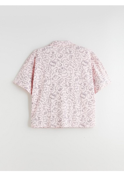 Yeni Sezon Büyük Beden Gömlek Yaka Kadın Pijama Takımı modelleri