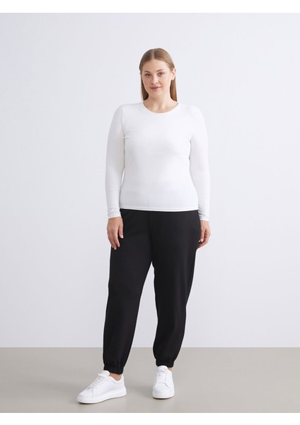 Yeni Sezon Büyük Beden Bisiklet Yaka Kadın Body fiyatları