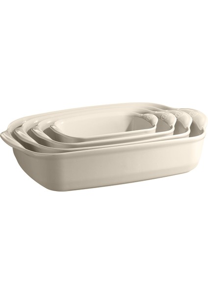 Fırın Kabı Dikdörtgen 30 x 19 cm Ekru/clay