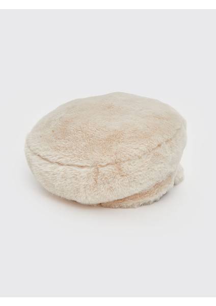 Yeni Sezon Kürklü Kadın Kep Şapka modelleri