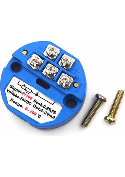PT100 Sıcaklık Sensör Sinyali İçin 4-20mA Çevirici Transmitter Modül 0C / 200C DC 24V Rtd Termometre Klima Fırın KazanTermostat Isıtıcı Fırın Endüstri Otomasyon fiyatları