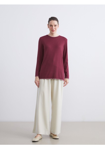 Yeni Sezon Bisiklet Yaka Kadın Triko Kazak fiyatları