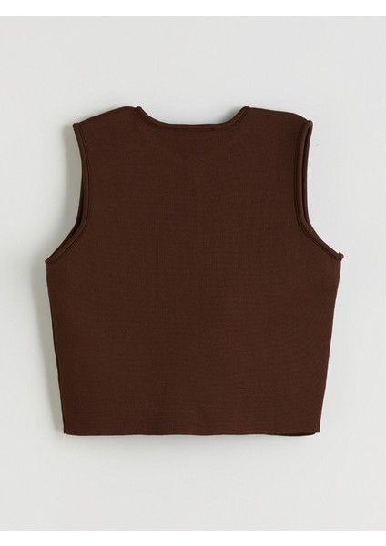 Yeni Sezon Bisiklet Yaka Kadın Triko Yelek fiyatları