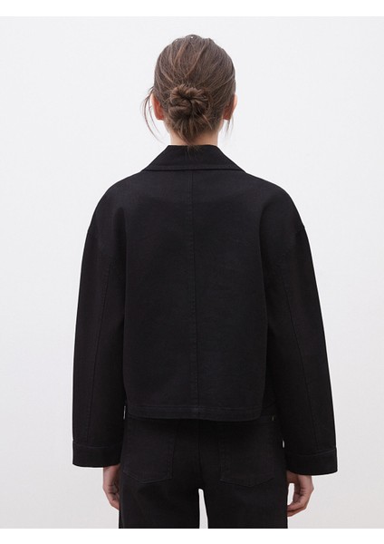 Yeni Sezon Gömlek Yaka Kadın Jean Ceket indirimleri