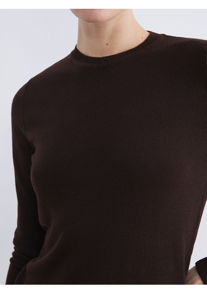 Yeni Sezon Bisiklet Yaka Kadın Triko Kazak modelleri