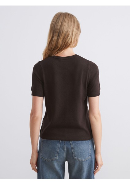 Yeni Sezon Bisiklet Yaka Kadın Triko Hırka modelleri