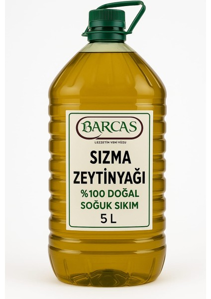 5 Lt %100 Doğal Soğuk Sıkım Sızma Zeytinyağ