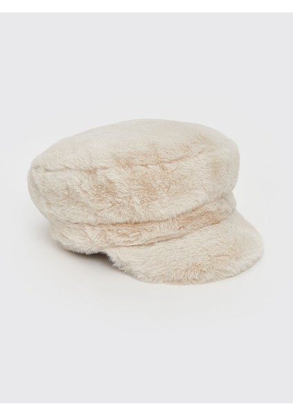 Yeni Sezon Kürklü Kadın Kep Şapka fiyatları