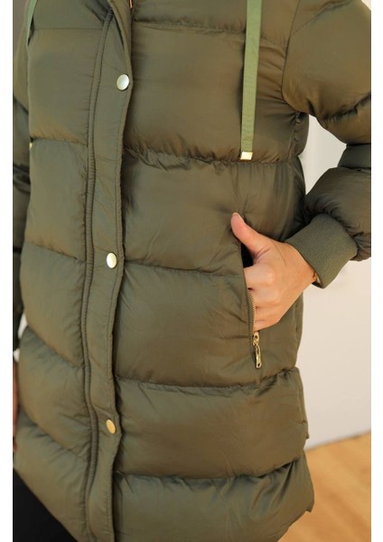 Şişme Mont Yeşil modelleri