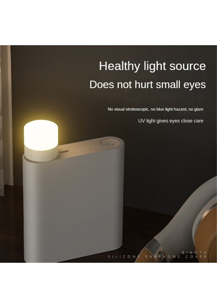 10PCS Mini USB Gece Işık Göz Koruma Kitabı Okuma Işık USB Fiş Bilgisayar Mobil Güç LED Gece Lambası, Sıcak Işık (Yurt Dışından) modelleri