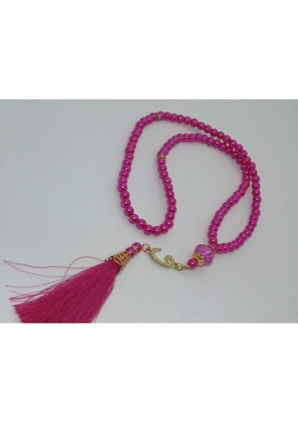 Inci Tesbih Vav Model ( Fuşya )