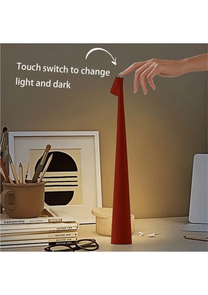 Masa Lambası 1800MA Lityum Pil Yüksek Çok Fonksiyonlu Oturma Odası Şarj Edilebilir Dekoratif Masa Lambaları, Khaki (Yurt Dışından) fiyatları