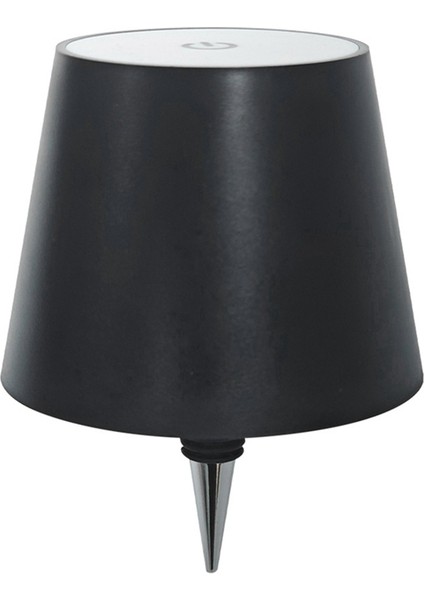 Kablosuz Şişe Lambası, Likör Şişeleri Için LED Şişe Lambaları, Şarj Edilebilir Şarap Şişesi Işıkları Üç Renkli Işıklar-Siyah (Yurt Dışından)