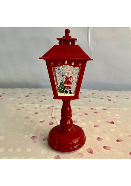 Noel Süslemeleri Kristal Aydınlık Gece Işık Noel Süsleri Masa Lambası Noel Ev Dekorasyonu Siyah Altın (Yurt Dışından) modelleri