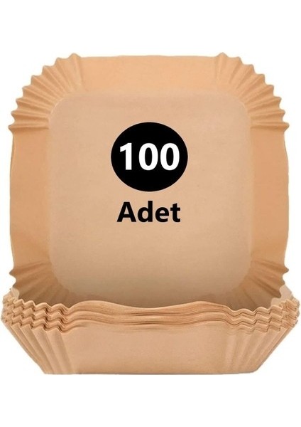 Airfryer Pişirme Kağıdı Xl-Xxl Büyük Boy 100 Adet