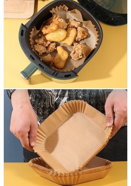 Airfryer Pişirme Kağıdı Xl-Xxl Büyük Boy 100 Adet modelleri