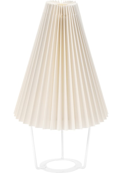 Piller Abajur Masa Lambası Ayakta Lambalar Japon Tarzı Pileli Abajur Yaratıcı Masa Lambası Gölge Yatak Odası Lambaları -B (Yurt Dışından)