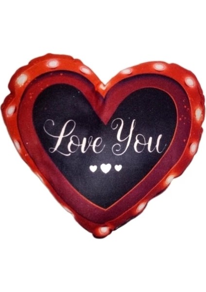 Peluş Kalp Yastık - Seni Çok Seviyorum Yastık - Seni Seviyorum Kalp Yastık