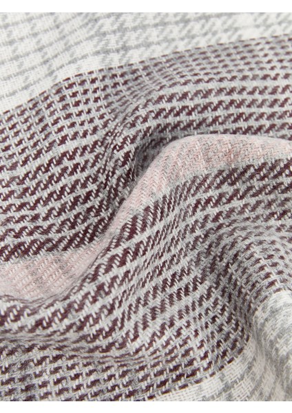 Yeni Sezon Saçaklı Ekose Desenli Kadın Atkı indirimleri